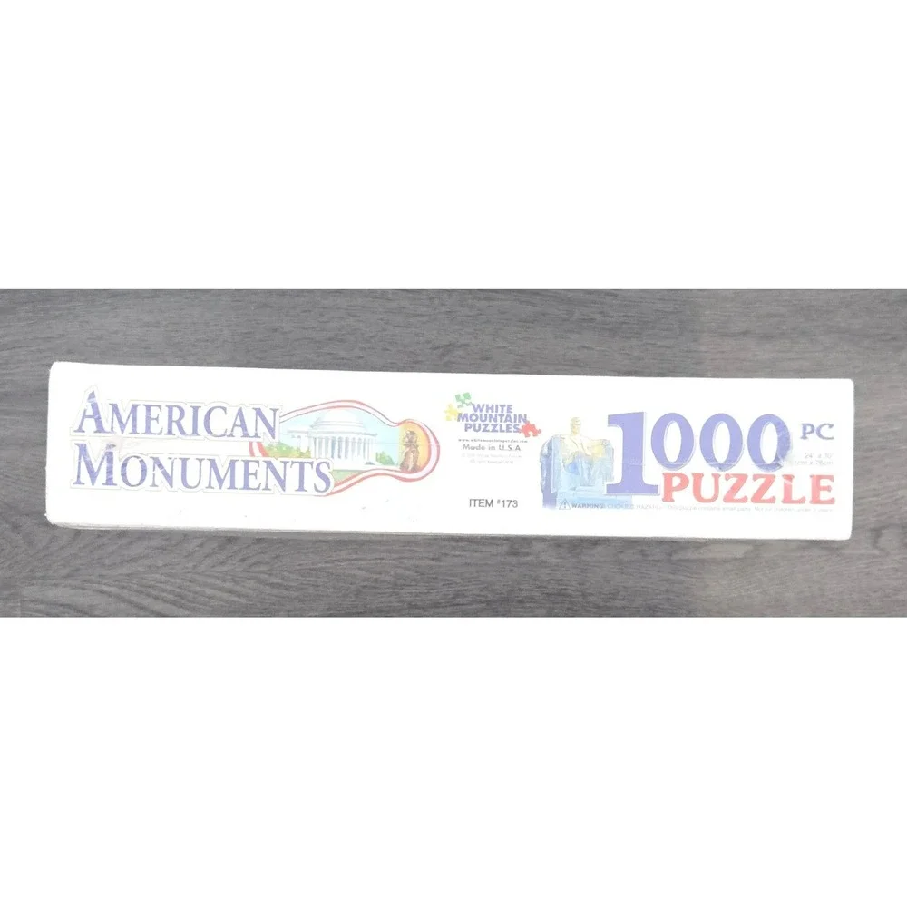 American Monuments 1000-piece jigsaw puzzle, new sealed‎ - Picture 3 of 6